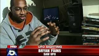 Blue-Colored UFO in Centreville