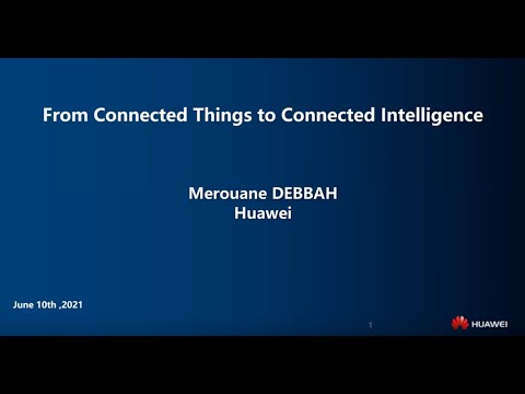 From Connected Things to Connected Intelligence