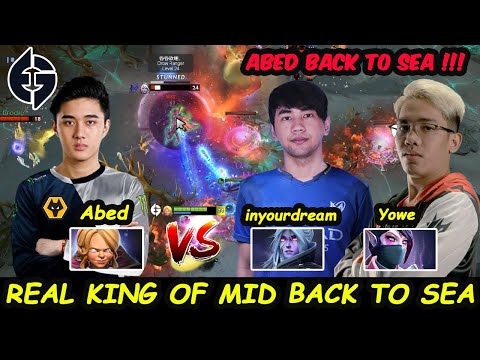 Abed Invoker Kid vs Yowe InyourdreaM - Real King Of MID Back TO SERVER SEA Dota 2 pro Gameplay