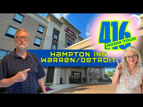 Hampton Inn & Suites Warren, MI – Worth Booking? Room Tour (Detroit area)