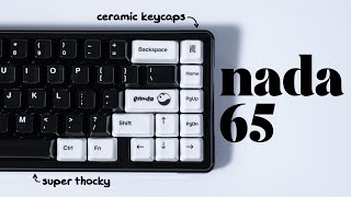 A THOCKY Keyboard | Cerakey Nada 65 Panda Review Teardown & Sound Test