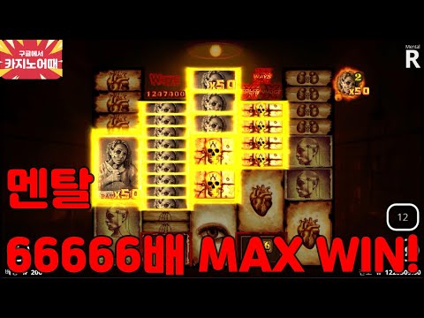멘탈 66666배 MAX WIN!!