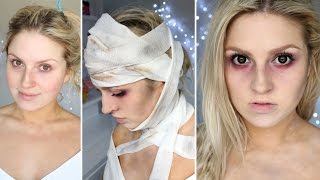 Easy Halloween Makeup ♡ Haunted Asylum Patient, Dead Person, Ancient Mummy