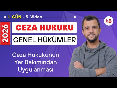 5) Ceza Hukuku KAMPI - Ceza Hukukunun Yer Bakımında Uygulanması - Murat AKSEL