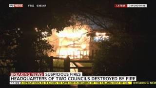 Twenty-Seven Fire Crews Respond To Massive Fire In South Oxfordshire
