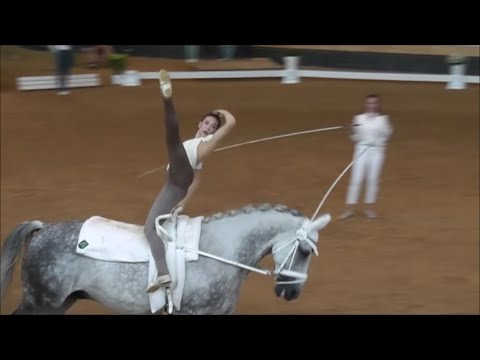 Deutsche Jugendmeisterschaft München 2023 - Einzelvoltigieren - Gianna Ronca