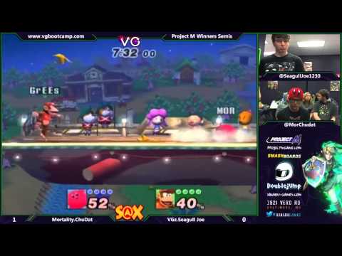 S@X 9/9/14 - Chudat (Kirby) vs Seagull Joe (Diddy Kong) - Project M Winners Semis - Smash PM
