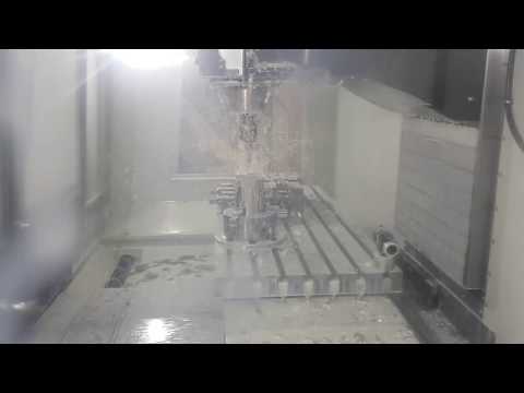 Haas VF5 drilling 25mm / 1inch hole in 304 stainless