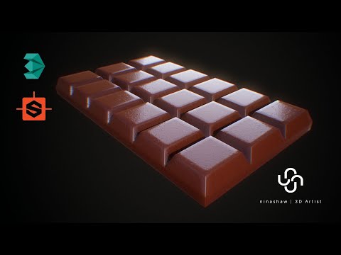 Chocolate Bar | Autodesk3dsMax/Substance Designer Tutorial
