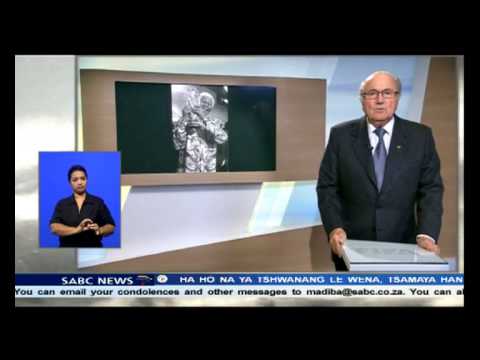 Blatter pays tribute to 'dear friend' Nelson Mandela