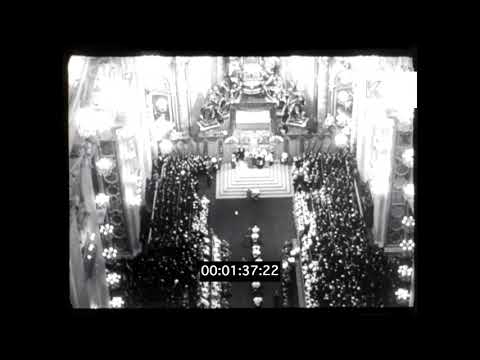 1953 Vatican City, Pope Pius XII, College of Cardinals, 16mm