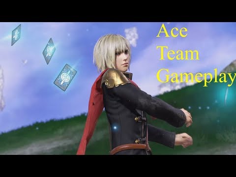 Dissidia FF NT Beta Ace  Gameplay