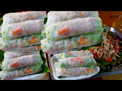 Life In Toultompoung Market - Morning Market Food Scenes