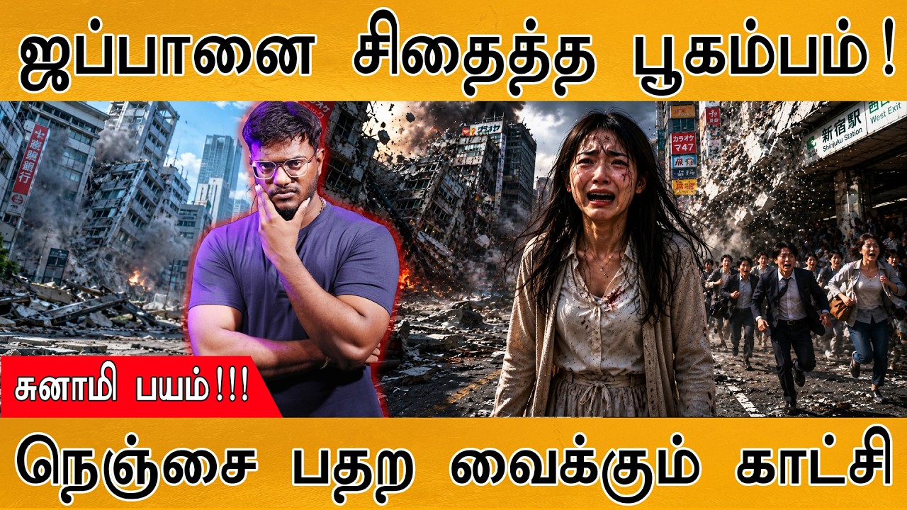 😲ஜப்பானை சிதைத்தது பூகம்பம்! | Tsunami Warning! | நெஞ்சை பதற வைக?