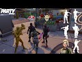 Acting Like A Default Then Doing The RAREST Emotes In Fortnite (Party Royale)