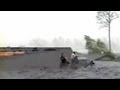 Weather Caught On Camera Stuck On Roof During Katrina