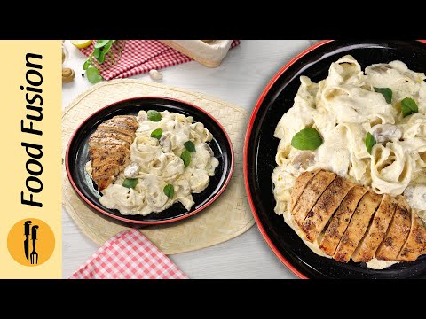 Creamy Fettuccine Alfredo Recipe By Food Fusion