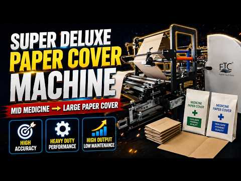 Super Deluxe Paper Cover Machine