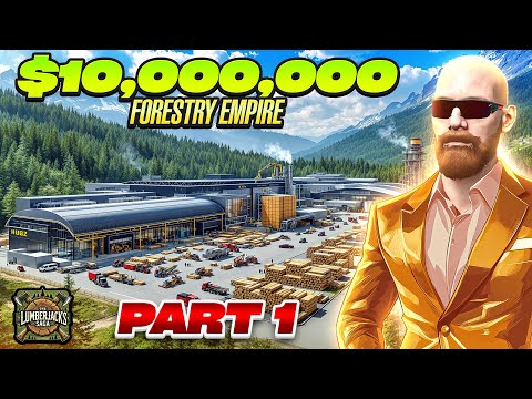 I Built A TEN MILLION DOLLAR Forestry Empire In FS 25 - The Lumberjacks Saga S2 EP 1-9 Compilation