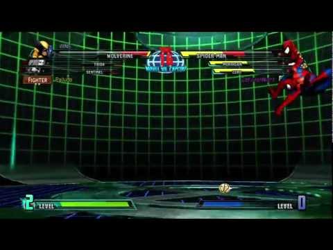 Marvel vs Capcom 3 PS3 -- Non-Ranked Match 79 - Amazing Spider-Man (with 90s Theme Song)