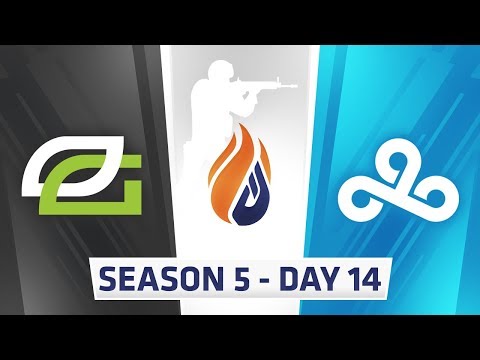 ECS Season 5 Day 14 - Optic Gaming vs Cloud9 - Overpass