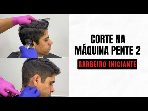 Haircut with clipper guard #2 - beginner barber