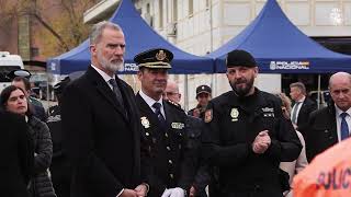 Su Majestad el Rey preside el acto conmemorativo del 50º aniversario de la especialidad TEDAX-NRBQ y del 30º aniversario de la Unidad de Ciberdelincue