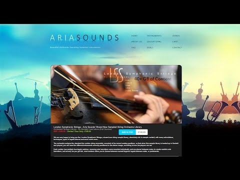 Aria Sounds London Symphonic Strings - Kontakt Strings Library Demo