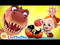 Surprise Eggs Song 2 Dinosaur Song Baby Shark More LiaChaCha Kids Songs Nursery Rhymes