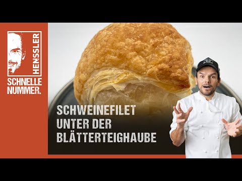 Quick pork tenderloin under a puff pastry dome - recipe by Steffen Henssler