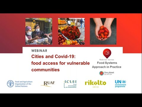 Webinar: Cities and Covid-19 - food access for vulnerable communities in practice