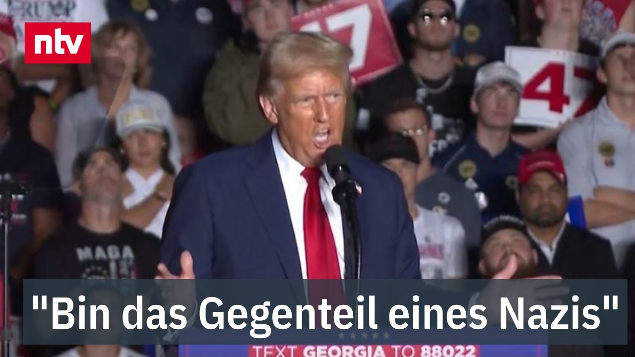 "Bin das Gegenteil eines Nazis" - Trump empört sich über "ekelhafte" Hitler-Vorwürfe | ntv