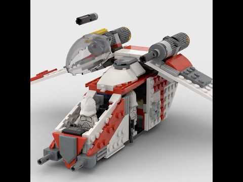 LEGO Star Wars Republic Gunship Midi Scale - Alternate Build of 75388 Jedi Bob's Starfighter