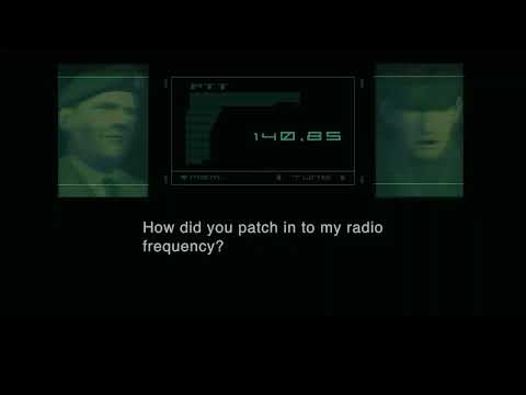 MGS2 - Colonel talks to Snake