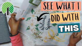 5-MINUTE DOLLAR TREE SPRING DIY | TRANSFORM THIS GARDEN FLAG