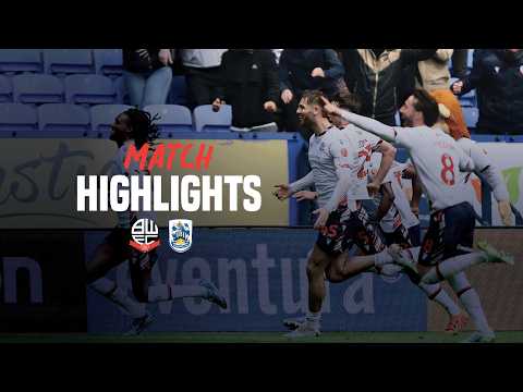 FC Bolton Wanderers 3-3 AFC Association Football Club Huddersfield Town