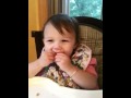 Gracie Eating Eggrolls