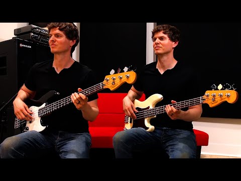 BASS BATTLE // Fender Player II Modified P VS J // Nate Navarro Ft Nathan Navarro