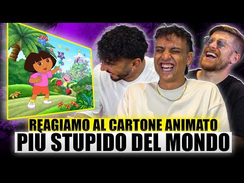 REACTING TO THE WORLD'S DUMMYEST CARTOON | Awed, Riccardo Dose, and Dadda