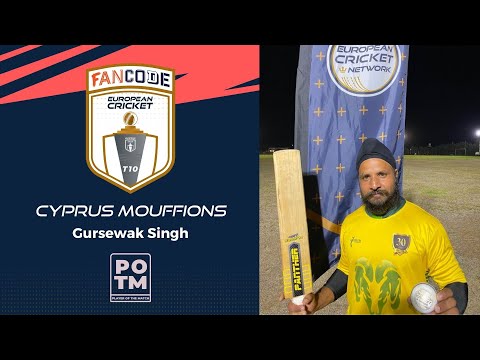 MOM: G.Singh - CYM vs NCT | Highlights | FanCode European Cricket T10 Cyprus Day 11 | Cyprus 2021