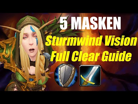 WoW 8.3 - Sturmwind Vision 5 Mask Clear Guide als Schutz Krieger