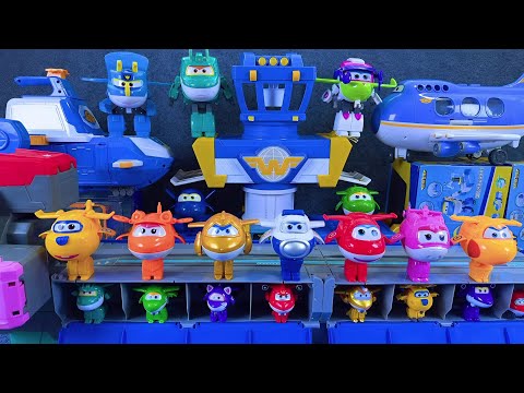 17 mins HUGE Super Wings Toys Collection Unboxing! | Transforming Robots & Airport Playset Review