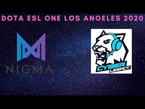 NIGMA vs CYBER LEGACY ESL ONE LOS ANGELES 2020