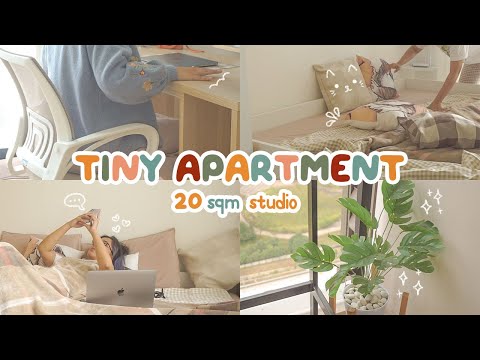 Micro Living in my 20 sqm Apartment 🐣 10 tips how to maximize tiny space