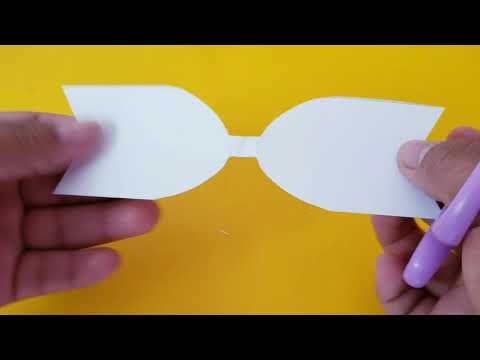 Cómo hacer Moños de foami y Aprende como hacer tus moldes para Moños /Lazos .How to make a hair bow