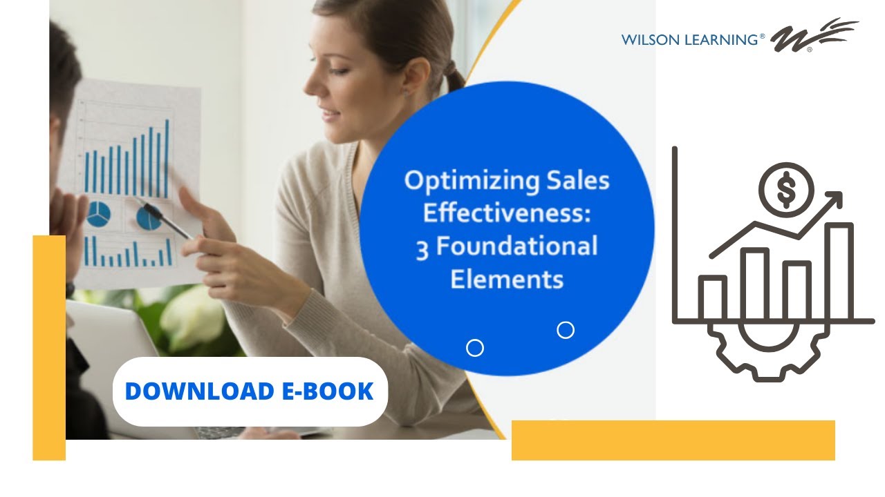 E-book | Optimizing Sales Effectiveness: 3 Foundational Elements