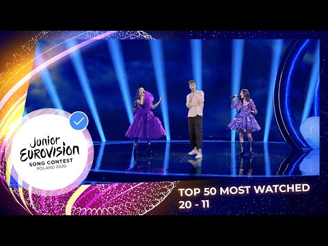 TOP 50: Most watched in 2020: 20 TO 11 - Junior Eurovision Song Contest