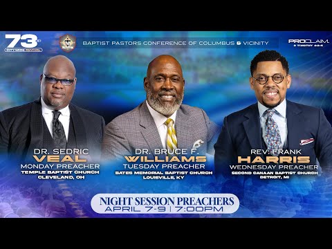 Citywide Revival Night 3 Session - Baptist Pastors' Conference - Rev. Frank Harris