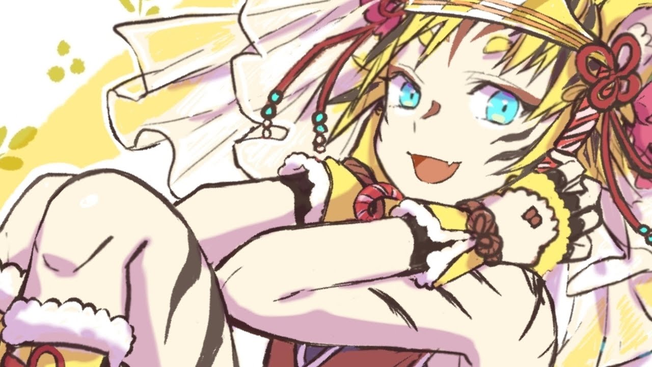 来年の年賀イラスト考えてみました💡