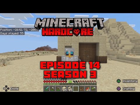 My Desert Base - Minecraft Hardcore Season 3 Episode 14 